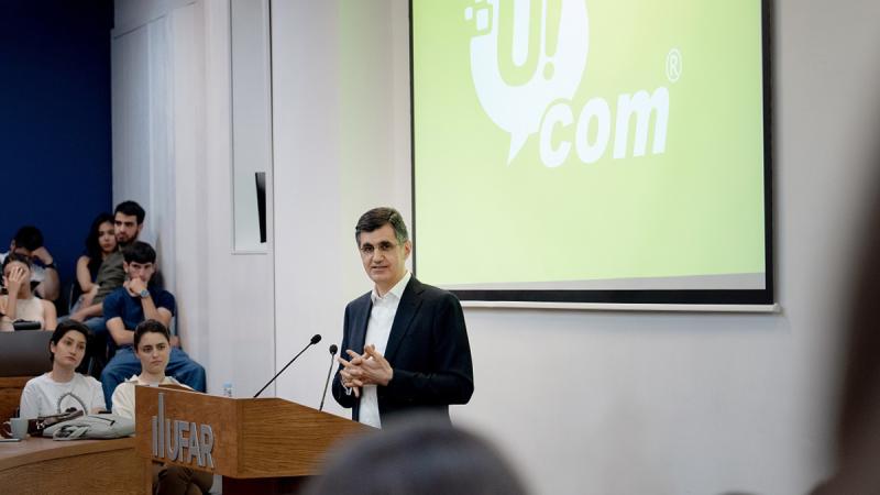 General Director of Ucom gave a lecture at the French University in Armenia
