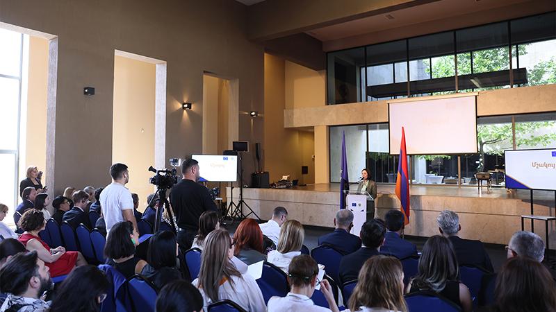 Մշակույթը փոխադարձաբար հարստացնում է մարդկանց. Ժաննա Անդրեասյանը մասնակցել է Հայաստան-ԵՄ մշակութային երկխոսության աշխատաժողովին