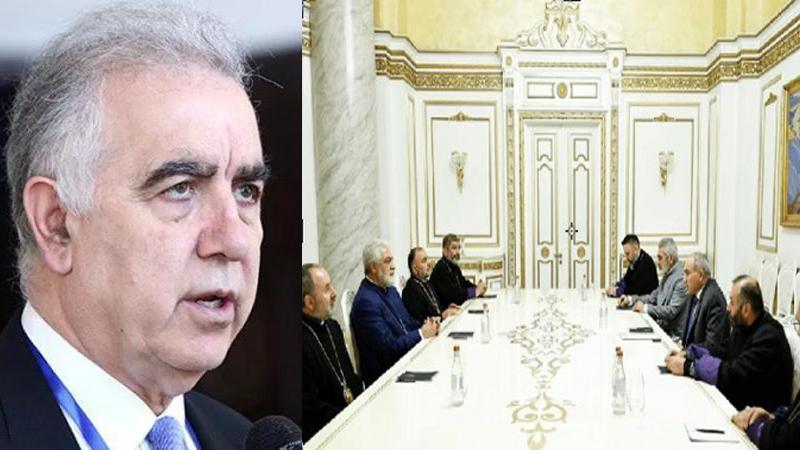 Փաշինյանը և ապստամբ հոգևորականներն ընդդեմ Ամենայն Հայոց Կաթողիկոսի. Հարութ Սասունյան