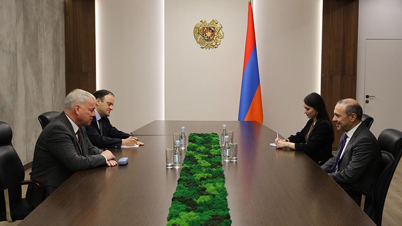 Արմեն Գրիգորյանն ընդունել է Հայաստանում ԵՄ քաղաքացիական դիտորդական առաքելության ղեկավարին
