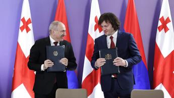 Փաշինյանը և Կոբախիձեն հանդես են եկել ՀՀ-ի և Վրաստանի միջև տնտեսական համագործակցության միջկառավարական հանձնաժողովի նիստի արդյունքներն ամփոփող հայտարարություններով