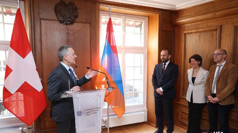 Բարձր ենք գնահատում խաղաղության ուղղությամբ գործնական քայլերը. Շվեյցարիայի ԱԳ նախարարը՝ Միրզոյանին