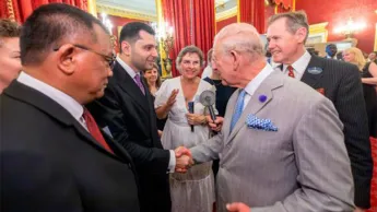 Hambardzum Matevosyan met with King Charles III in London. What was discussed?
