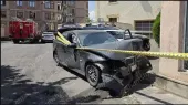 Трагический случай в Ереване. У водителя ухудшилось самочувствие, и «BMW» столкнулся с каменным строением жителя.