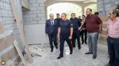 Le président du Comité d'enquête a pris connaissance de l'avancement des travaux de construction du deuxième bâtiment central.