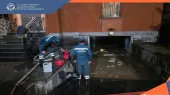 Due to heavy rainfall, basements have been flooded in several addresses in Gyumri.