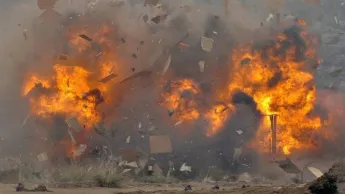 В военном складе Болгарии произошел пожар